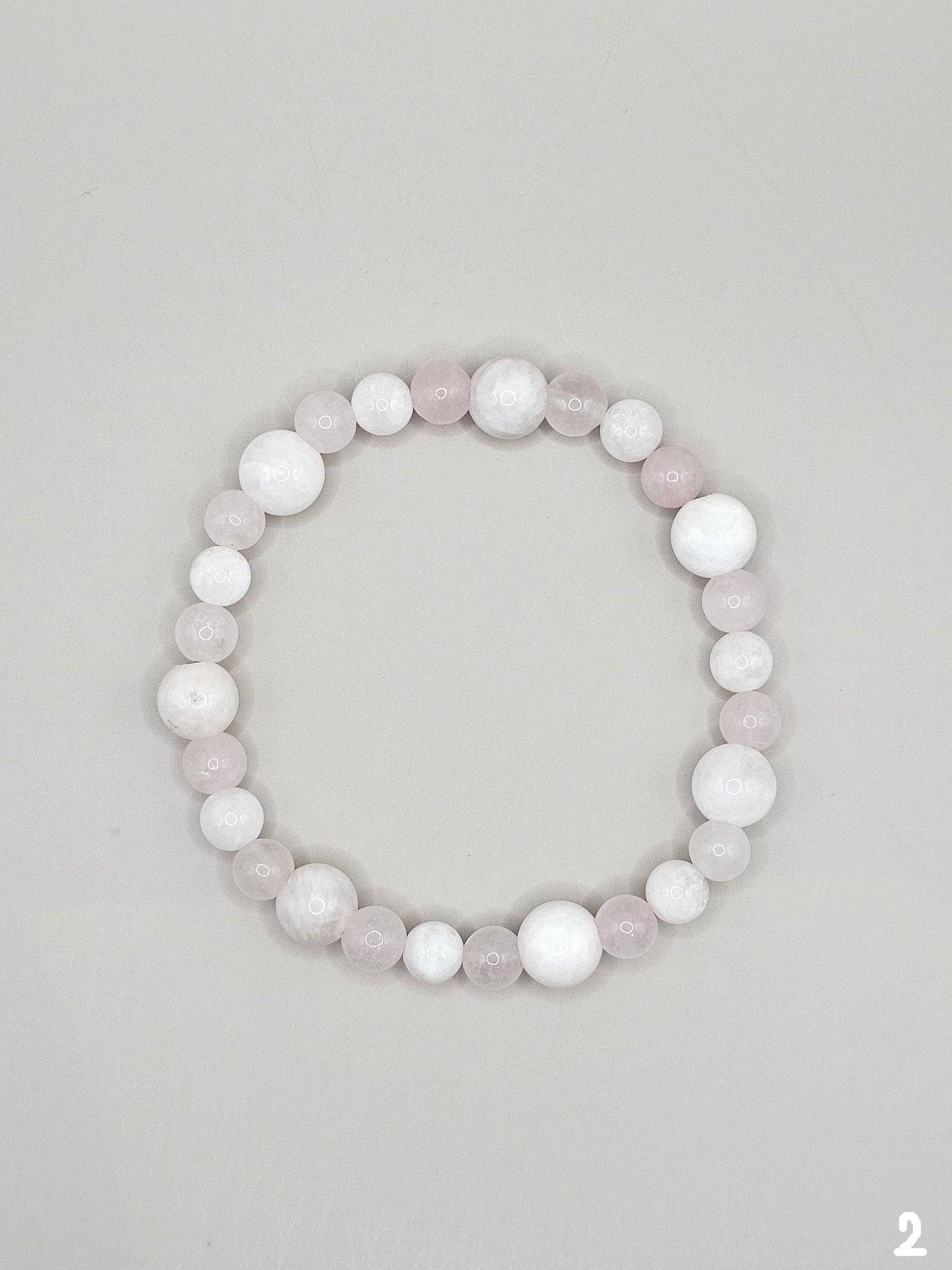 Rose Quartz & Moonstone Bracelet