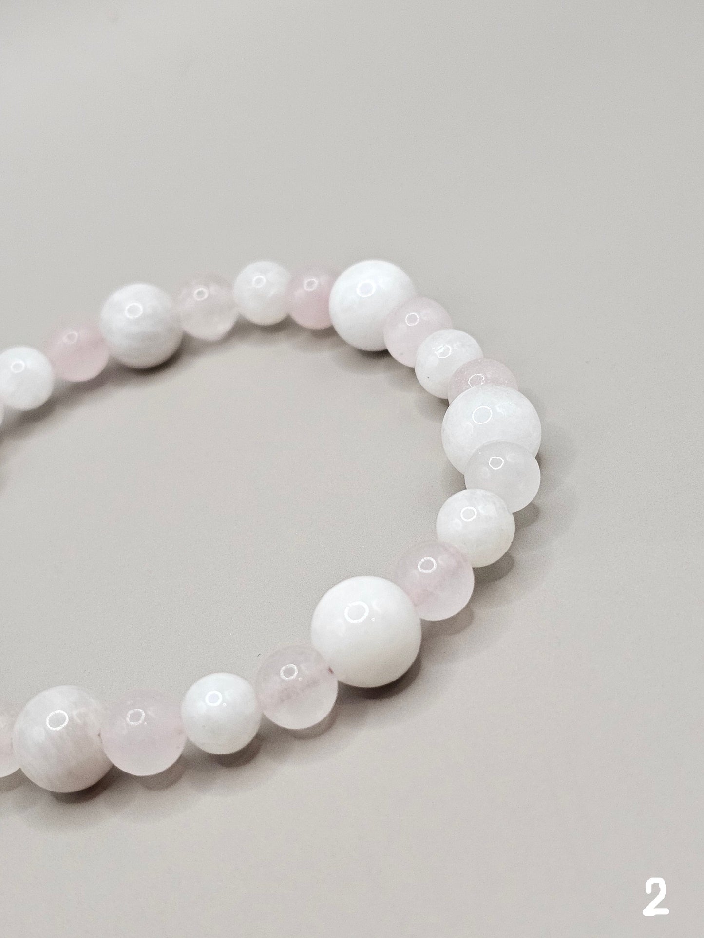 Rose Quartz & Moonstone Bracelet