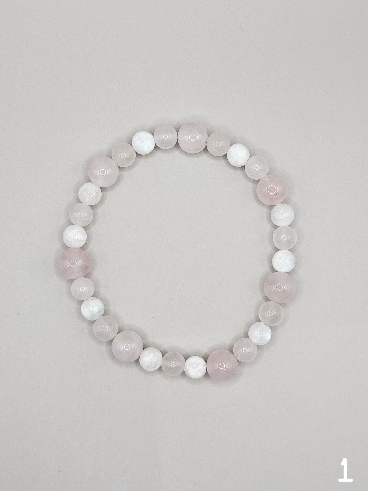Rose Quartz & Moonstone Bracelet