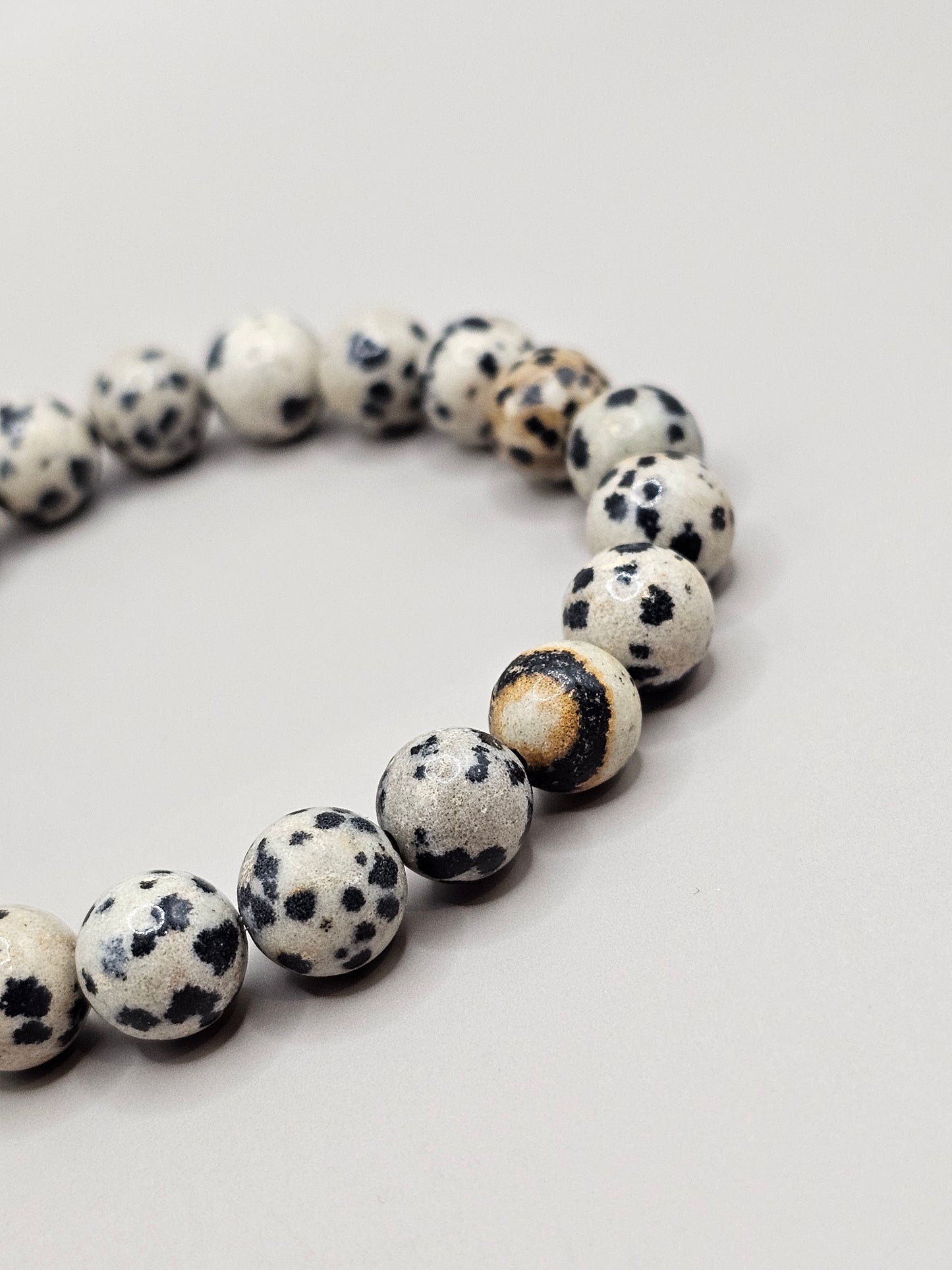 Mommy & Me Bracelet Set - Dalmatian Jasper