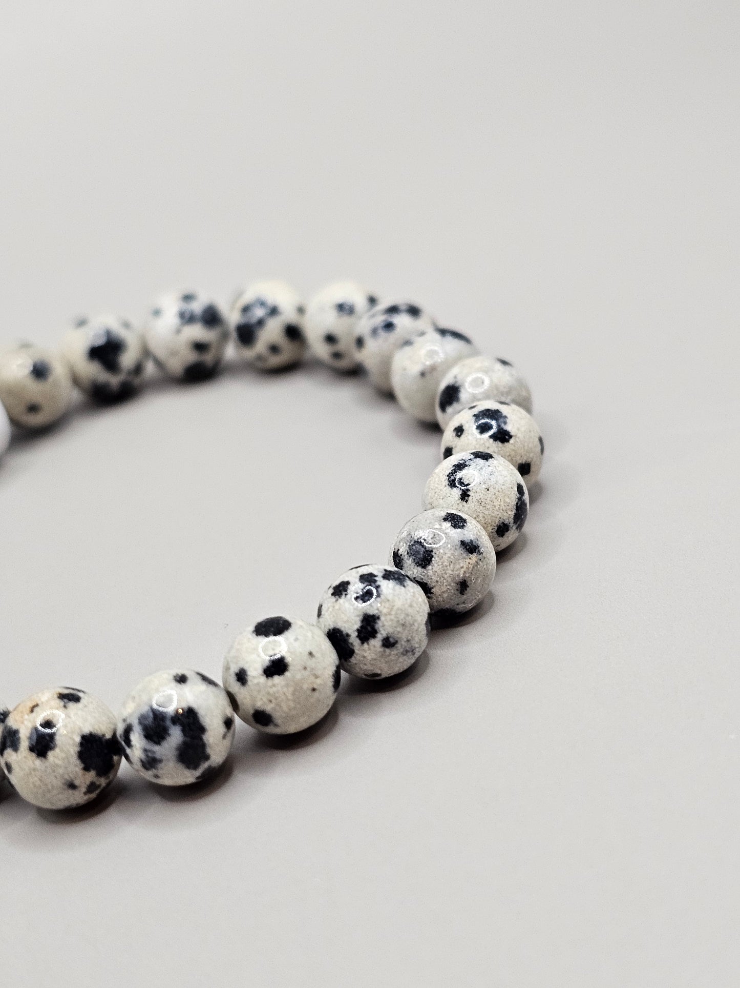 Mommy & Me Bracelet Set - Dalmatian Jasper