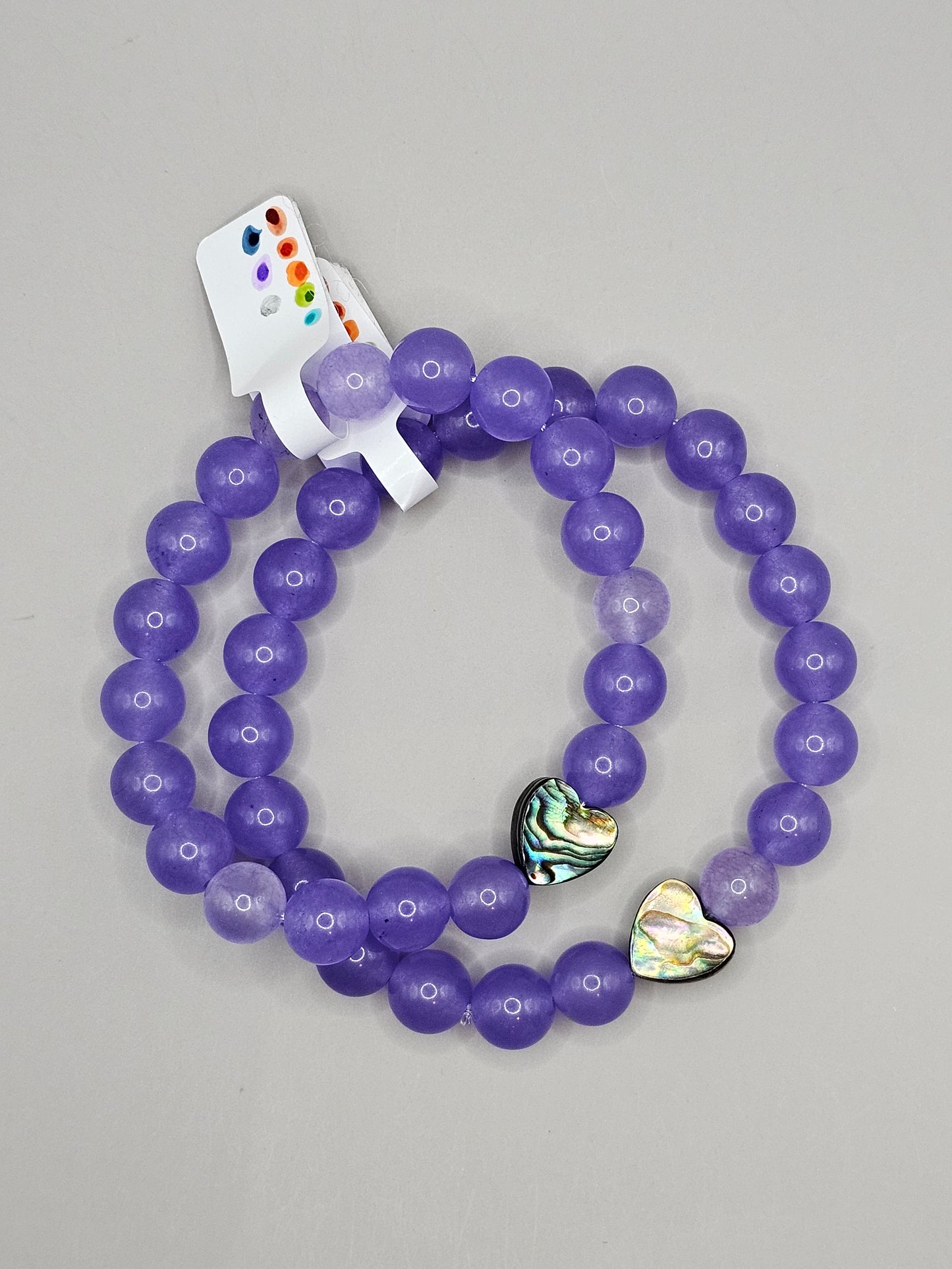 Mommy & Me Bracelet Set - Mermaid Heart Bracelet