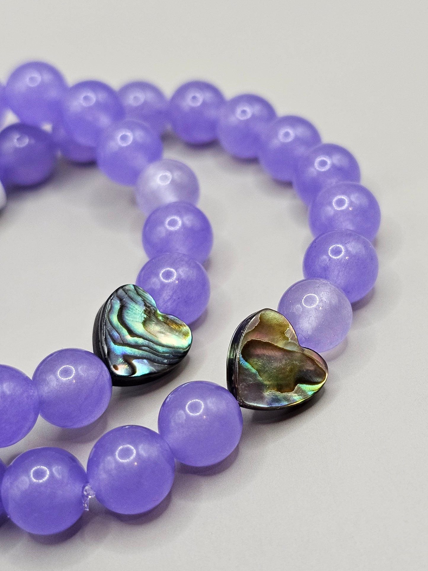 Mommy & Me Bracelet Set - Mermaid Heart Bracelet