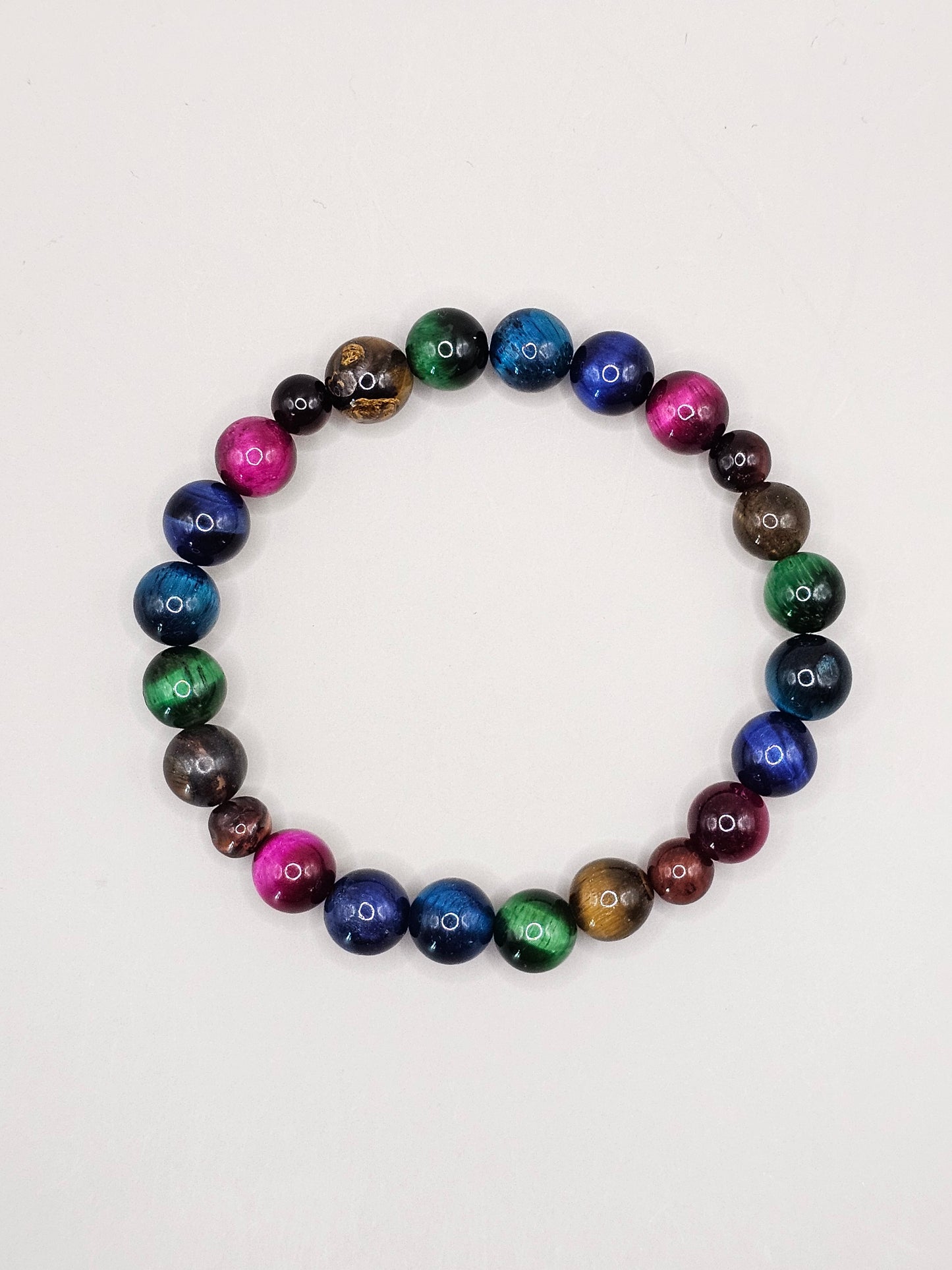 Rainbow Tiger's Eye Bracelet