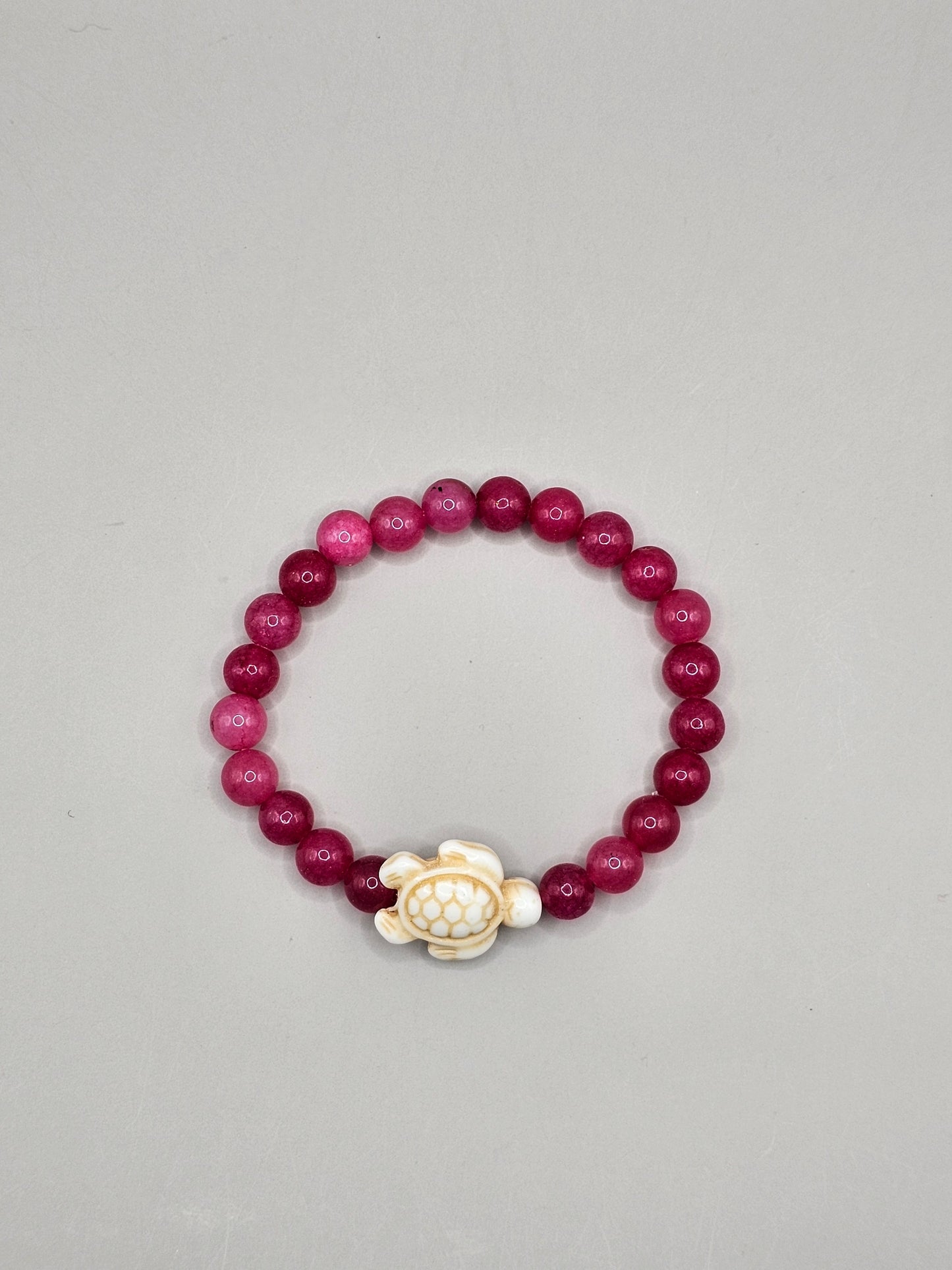 Tidal Explorer Pink Agate and Wagnerite bracelet