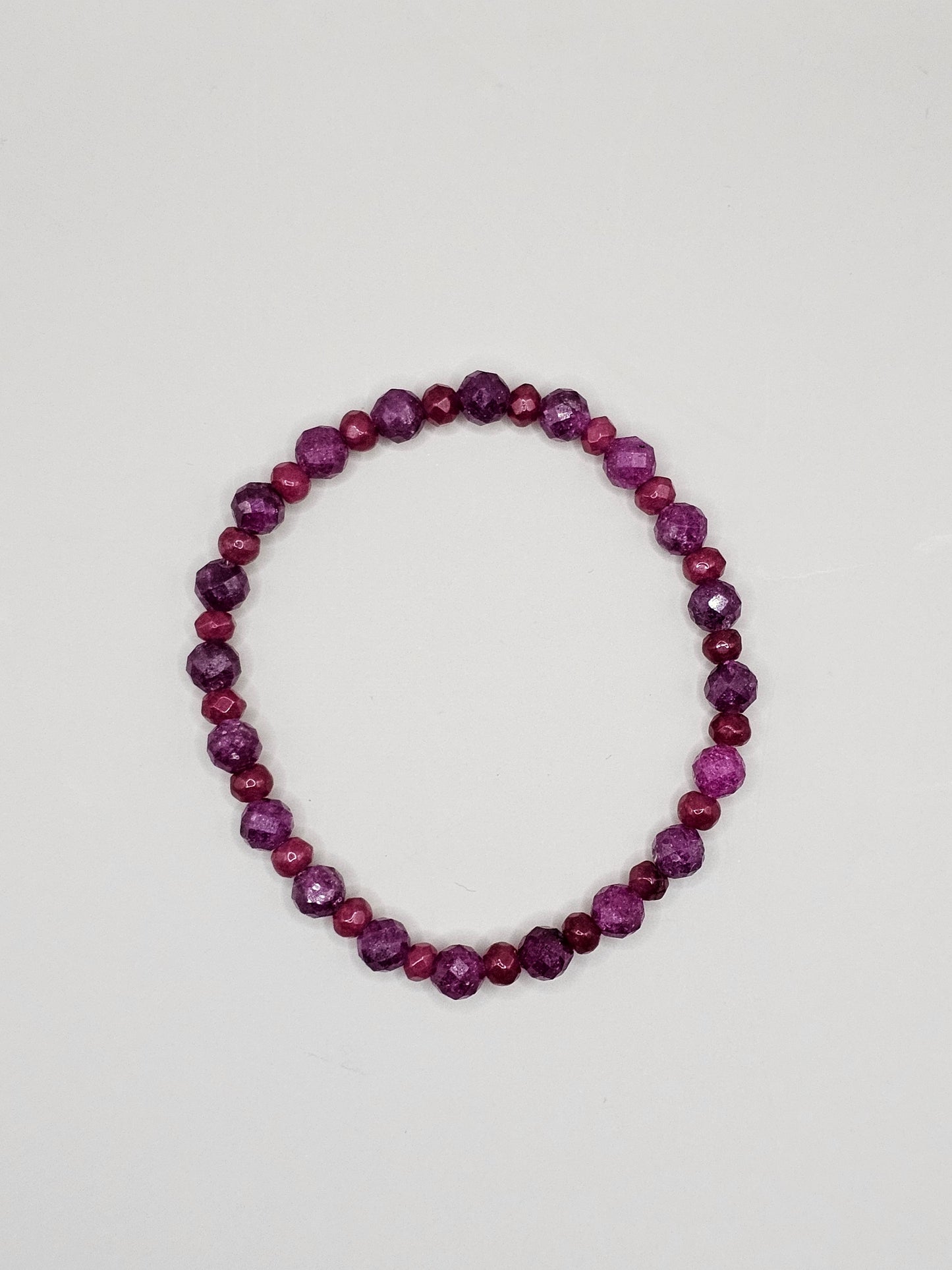 Please, Please, Please Quartz and Ruby Bracelet