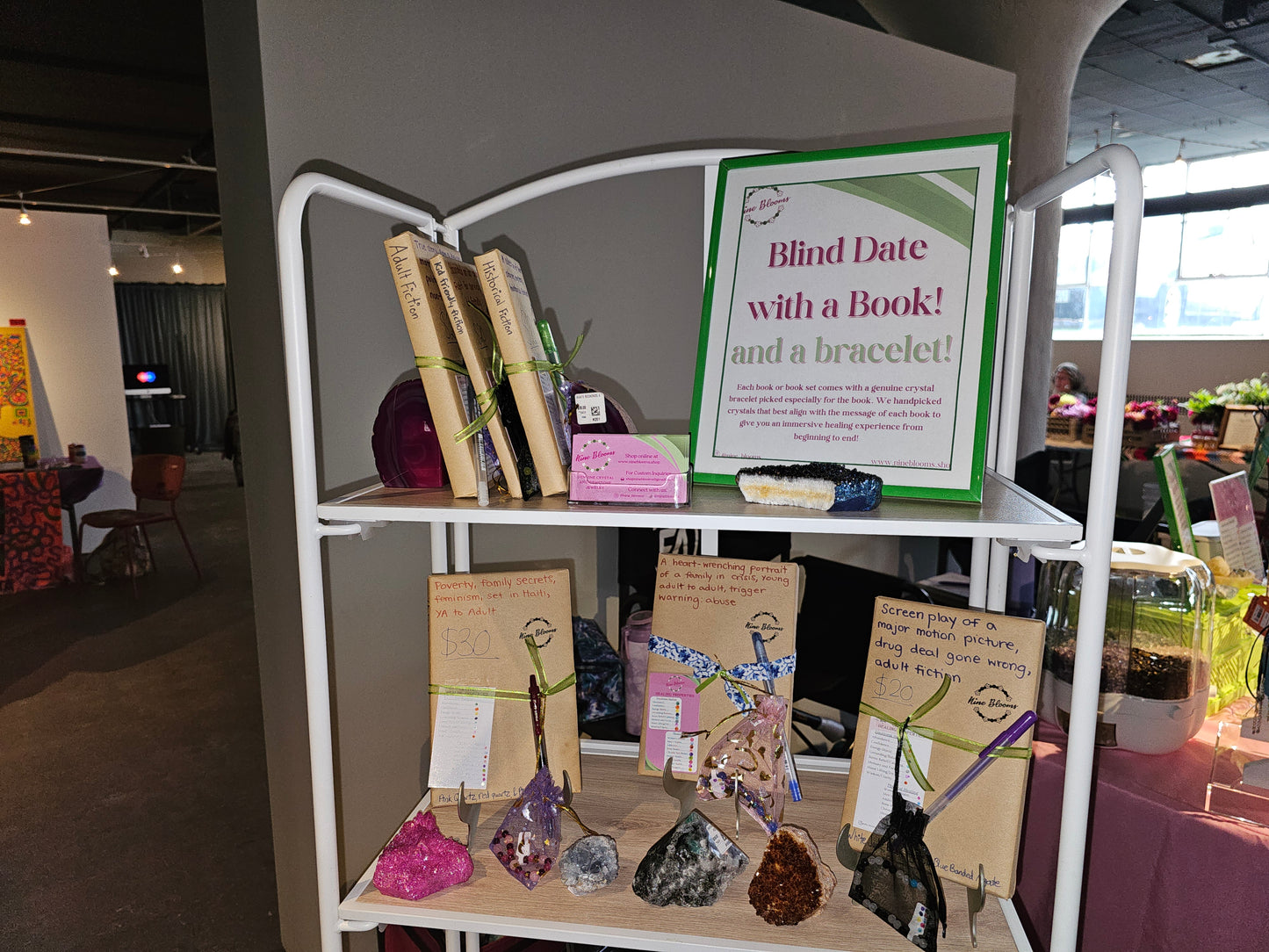 Blind Date with a Book and a Crystal Bracelet!