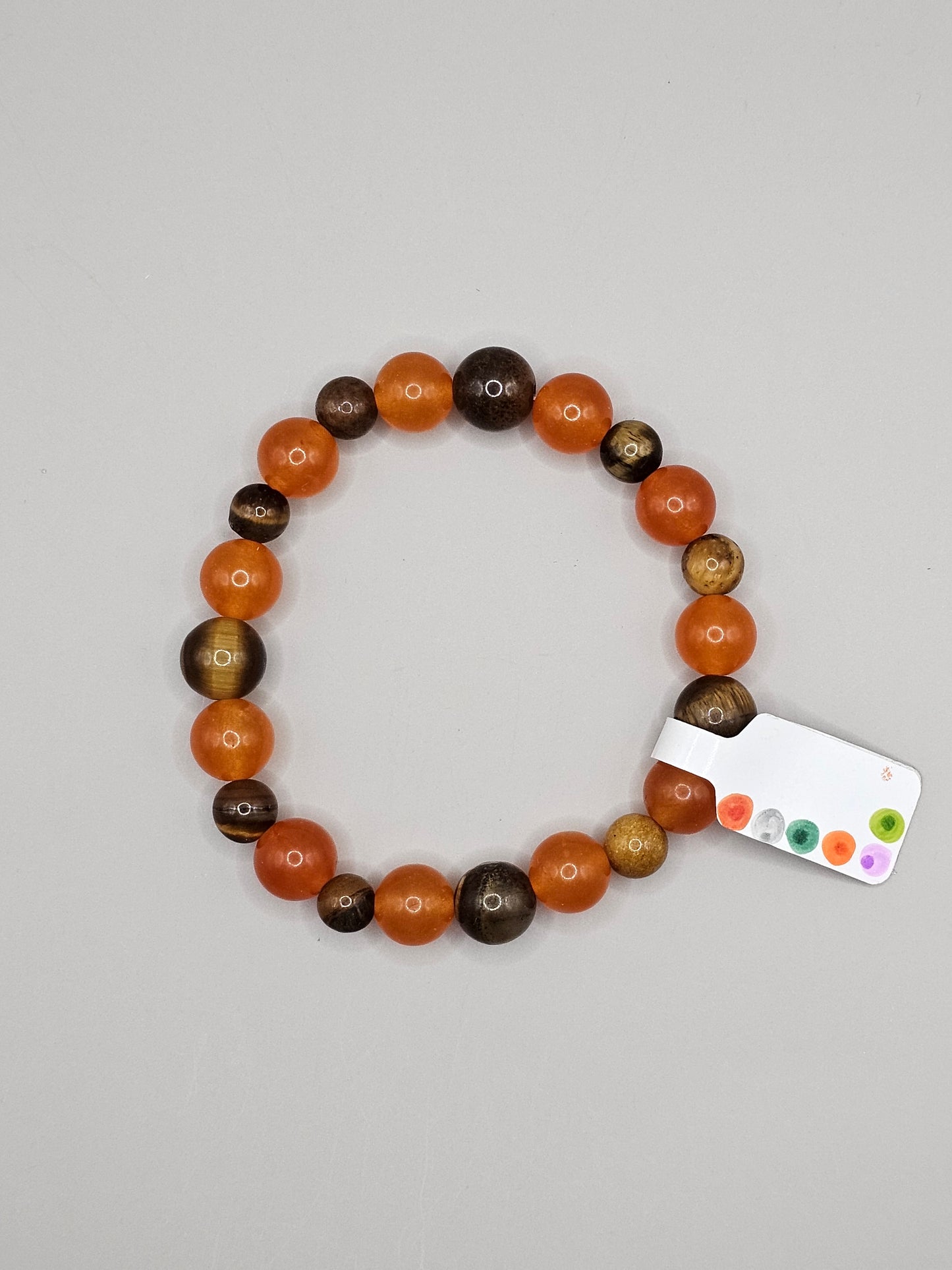 Brown & Orange Game Day Bracelet