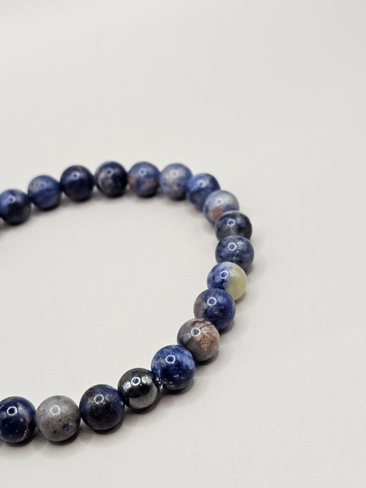 Sodalite & Hematite Bracelet