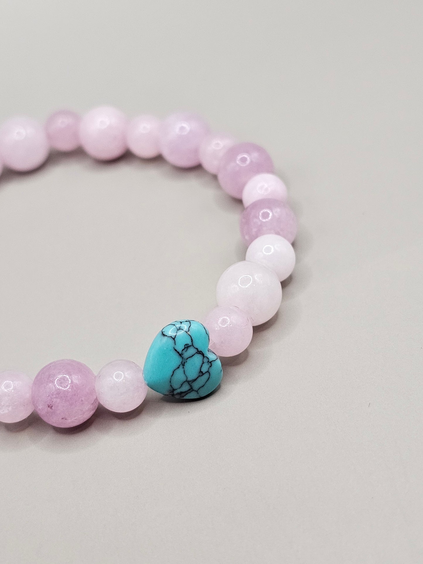 Mommy & Me Bracelet Set - Kunzite & Wagnerite Bracelet