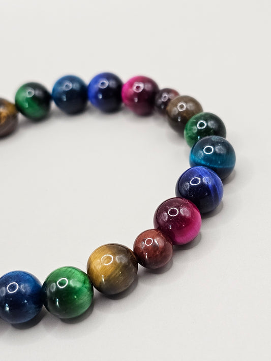 Rainbow Tiger's Eye Bracelet