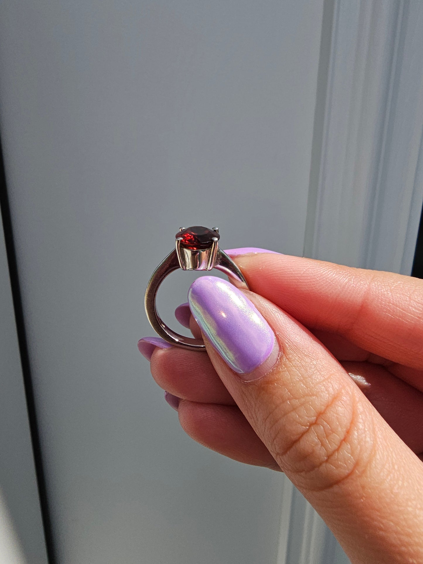 Madeira Citrine set in Sterling Silver Ring