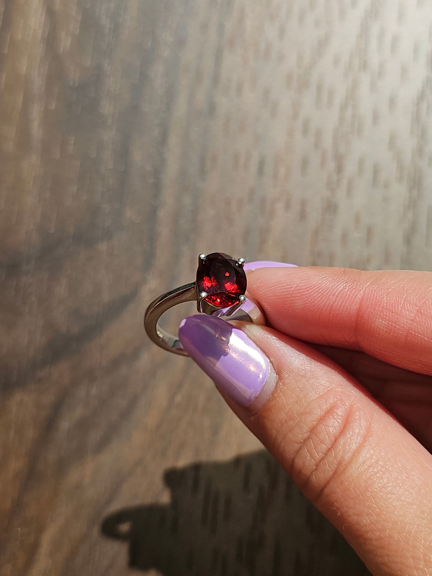 Madeira Citrine set in Sterling Silver Ring
